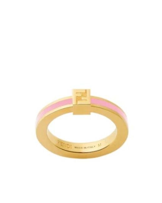 Fendi Metallic Forever Ring