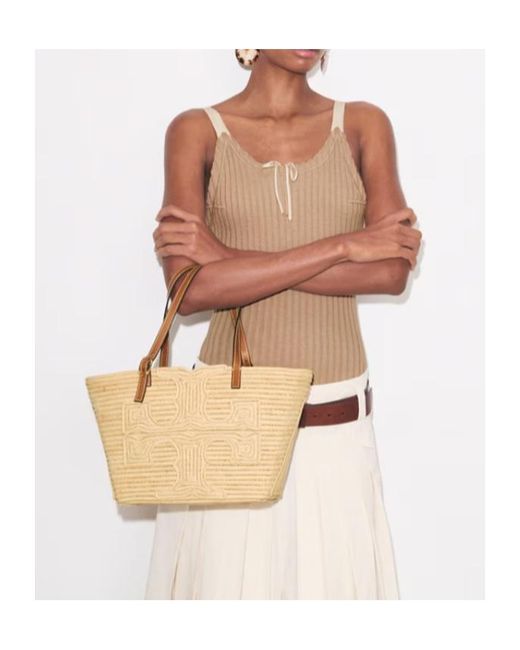 Tory Burch Natural X Doum For Small Ella Tote Bag
