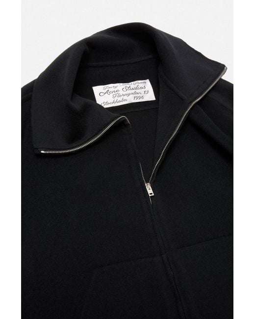 Acne Black Zip-Up Jacket