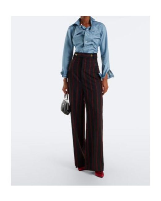 Vivienne Westwood Black Lauren Wool, Alpaca, And Mohair-Blend Pants