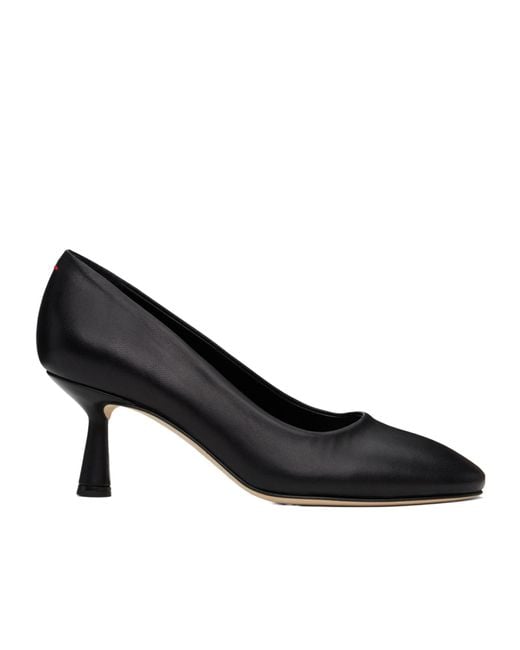 Aeyde Black Giotta Nappa Leather Pumps
