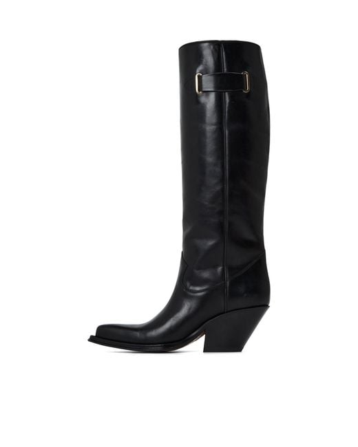 Chloé Black Simple Long Boots