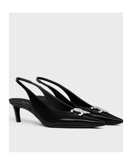 Céline Black Alma Triomphe Slingback