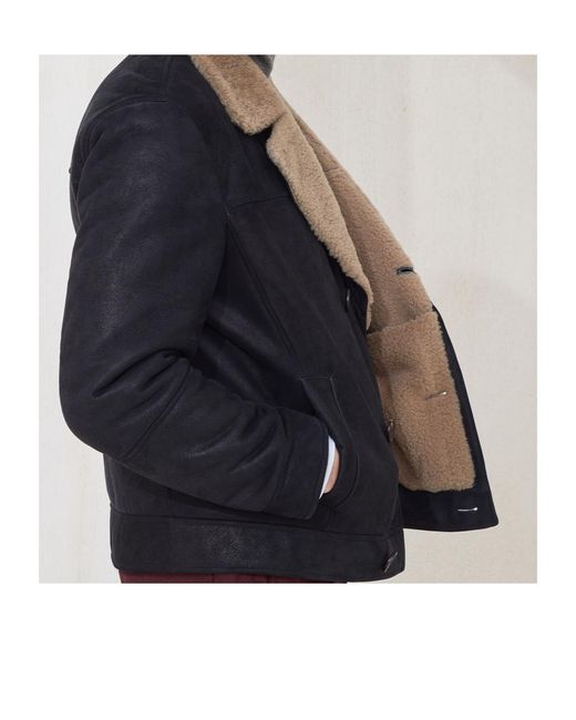 Brunello Cucinelli Black Double-Breasted Jacket for men