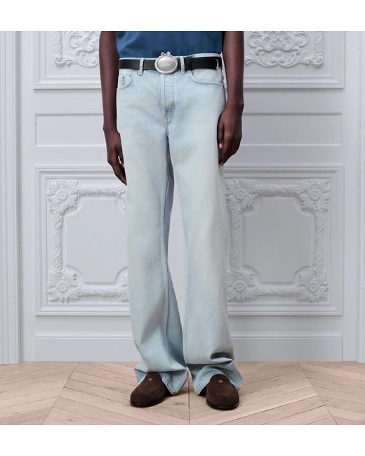 Dior Blue Bootcut Jeans for men