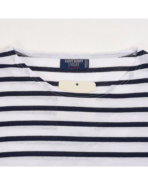 Saint James Blue Long-Sleeve T-Shirt