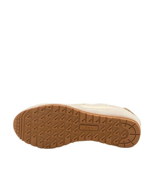 Autry White Windspin Lace-Up Sneakers
