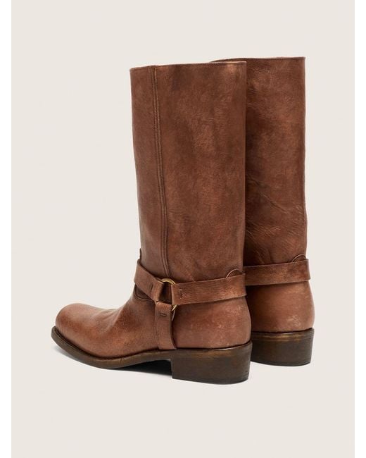 Golden Goose Deluxe Brand Brown High Biker Boots