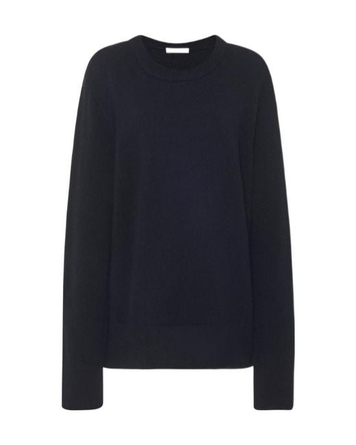 The Row Blue Sibem Wool Sweater