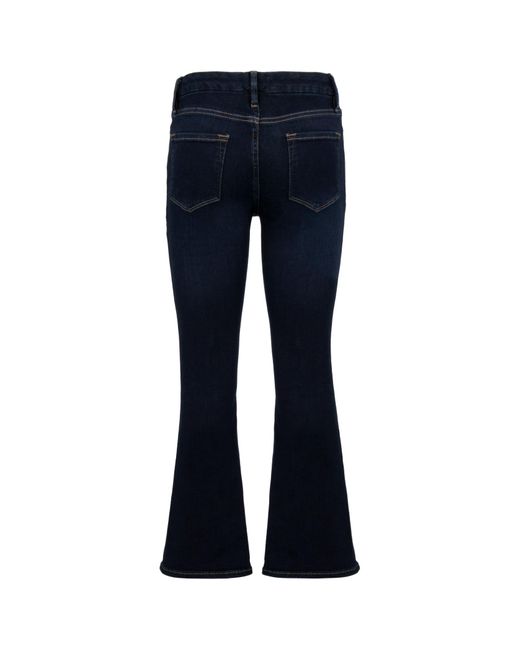 FRAME Blue Belt Loop Denim Trousers