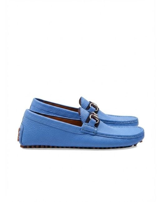 Gucci Blue Ribbon Detail Leisure Business Shoes for men