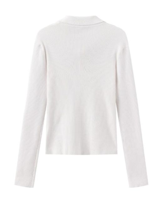Marissa Chiara White Zip-Up Jacket