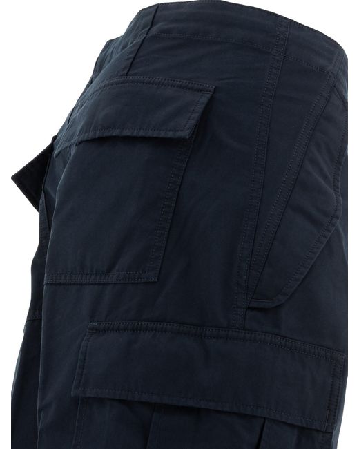Tom Ford Blue Drawstring Cargo Trousers for men