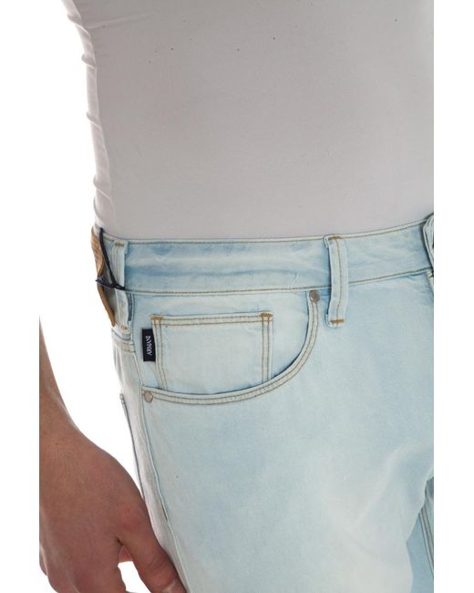 Armani Jeans Gray Logo Jeans for men