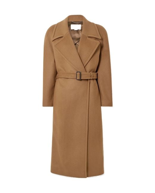 Stella McCartney Brown Wool Coat