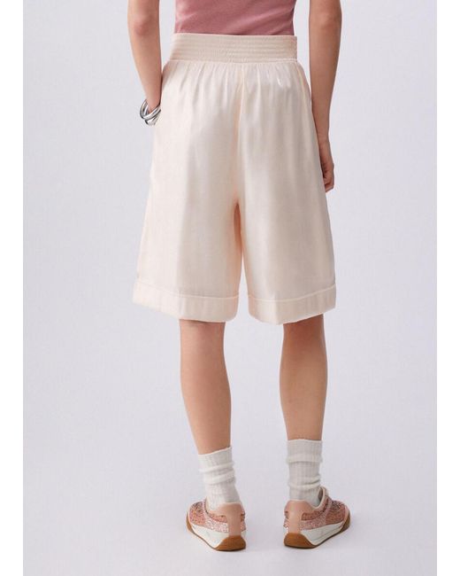 Liu Jo Natural Stretch-Waistband Trousers