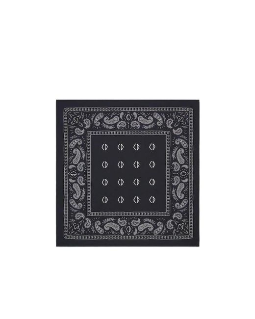 Dior Black Printed Bandana for men