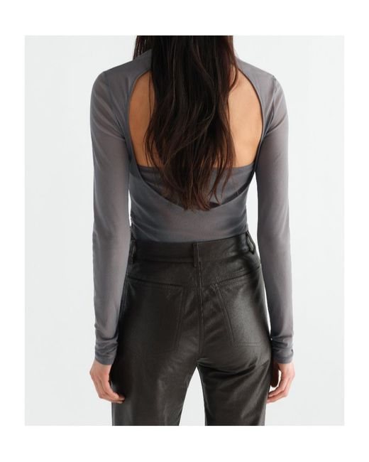 Lemaire Gray Ballerina Scarf Top