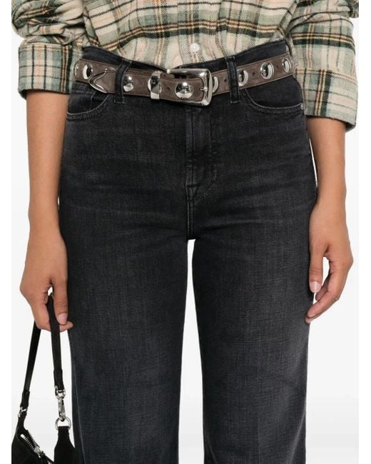 7 For All Mankind Black Belt Loop Jeans