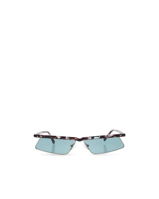 The Attico White Full Frame Sunglasses