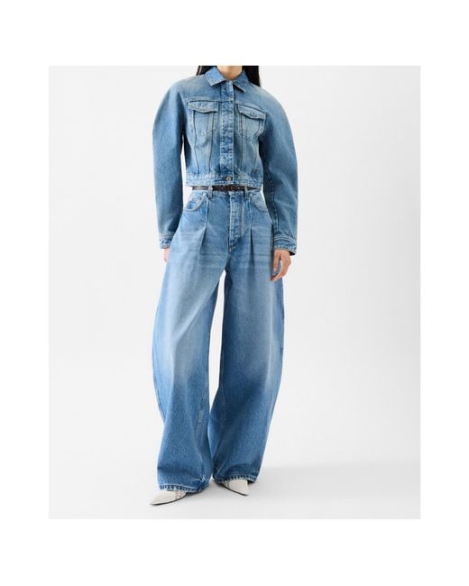 Jacquemus Blue The Ovalo De-Nîmes Denim Jacket
