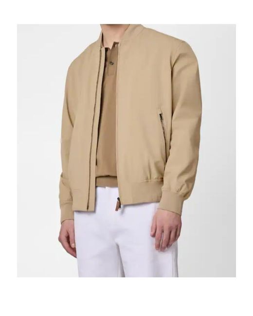 Tod's Natural Long-Sleeved Jacket for men