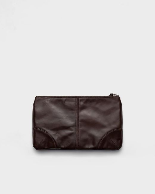 Prada Black Zipper Clutch for men
