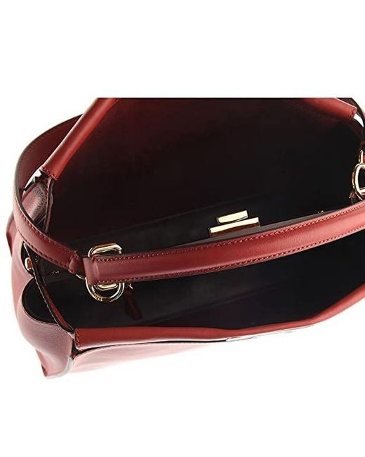 Fendi Red Logo Handbag