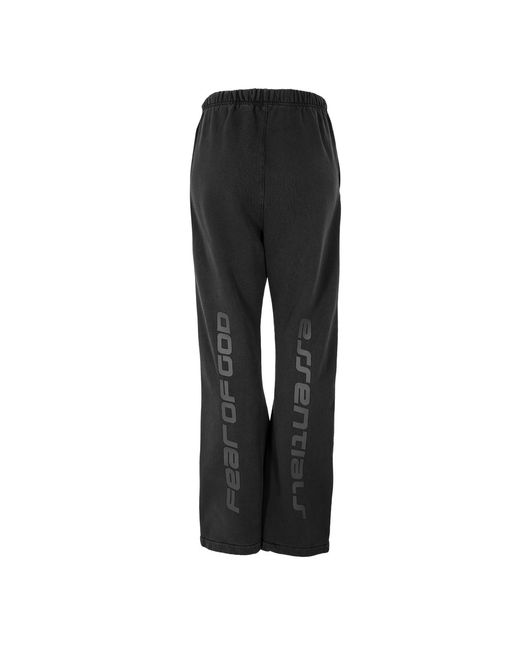 Fear Of God Black Logo Track Pants