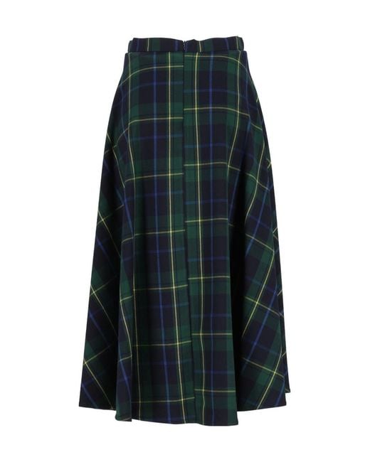 Al Duca D'aosta Blue Wheel Skirt