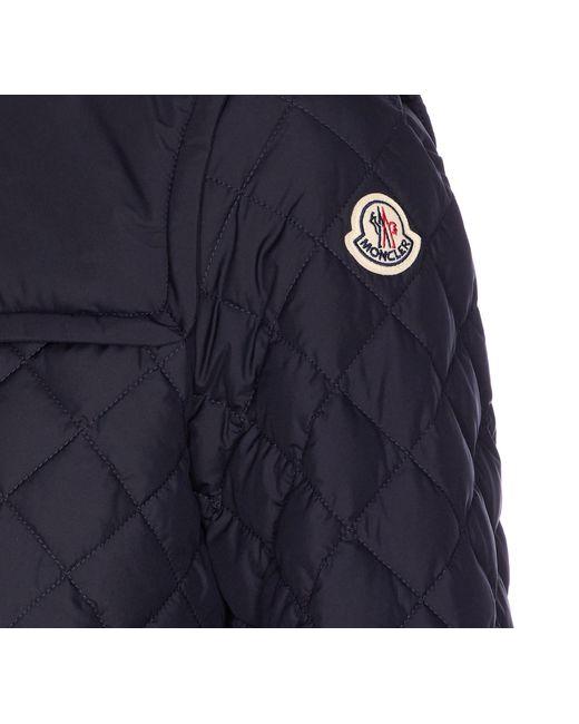 Moncler Blue Long Sleeve Down Jacket
