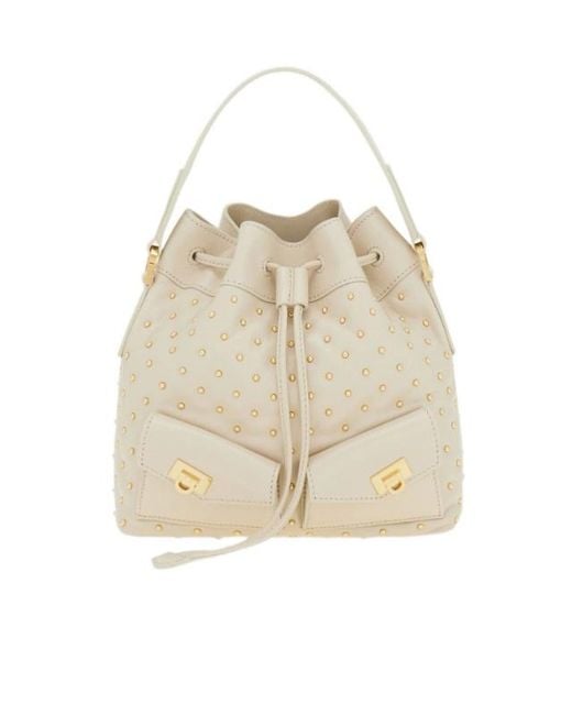 Ferragamo Natural Multipocket Bucket Bag