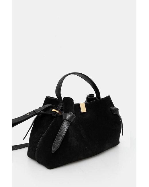 Yuzefi Black Gyoza Shoulder Bag
