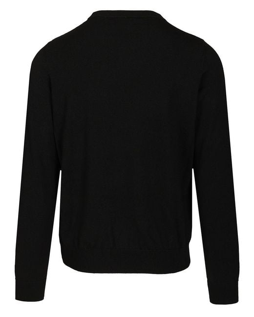 Céline Black Long-Sleeved Knitwear for men