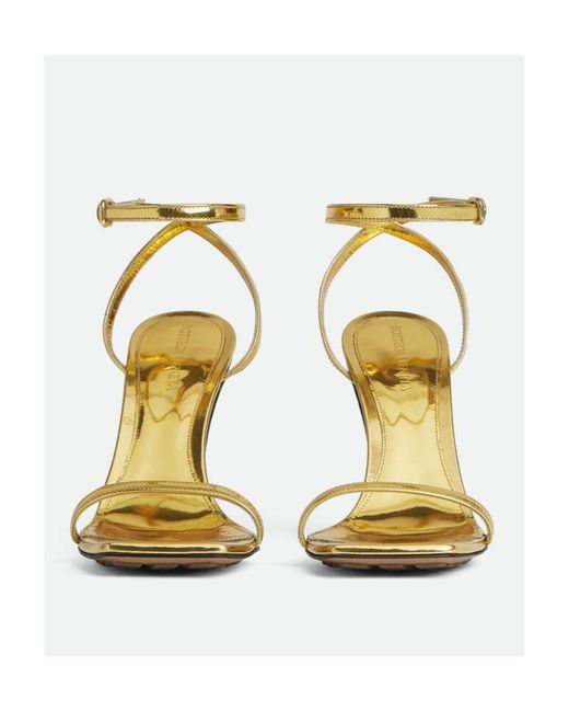 Bottega Veneta Metallic Knot Sandal