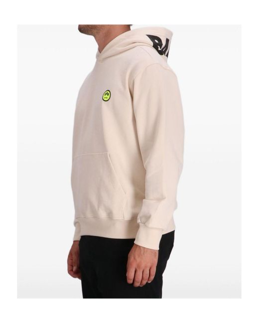Barrow Natural Logo Printed Hoodie for men