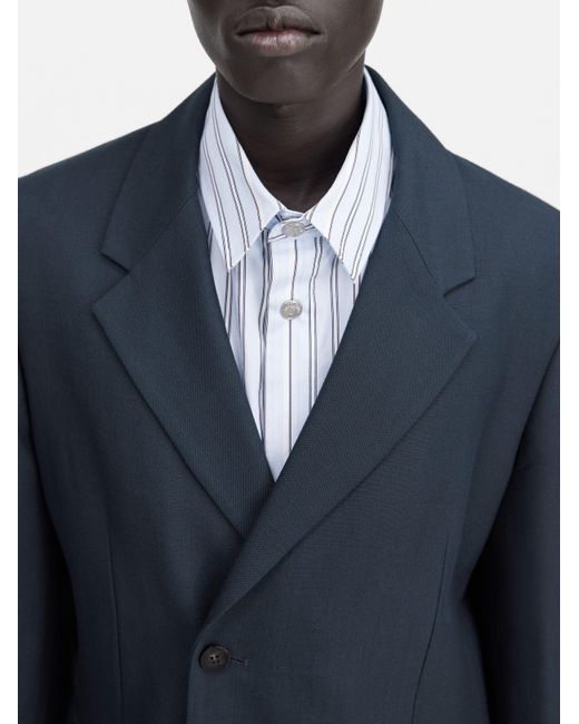 Jacquemus Blue Double-Breasted Blazer for men