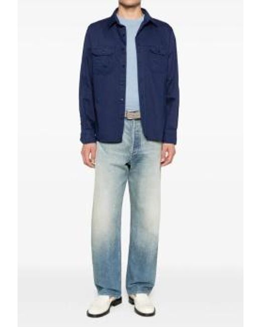Tom Ford Blue Long Sleeve Shirt for men