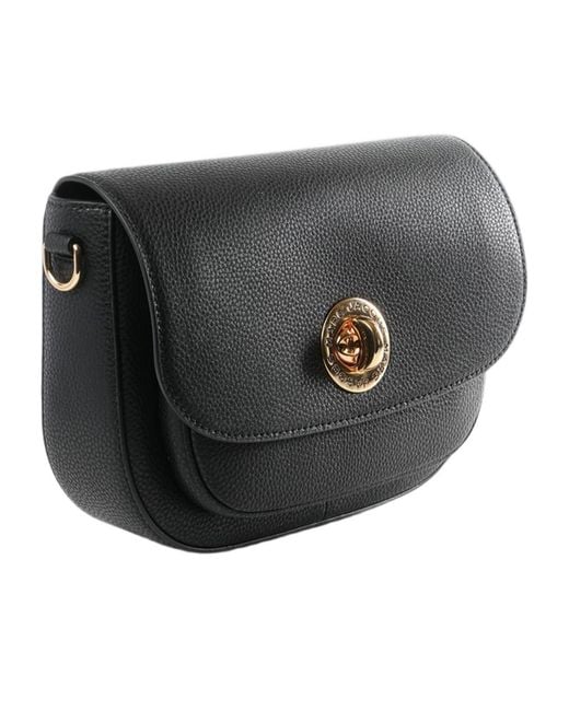 Marc Jacobs Black Logo-Strap Shoulder Bag