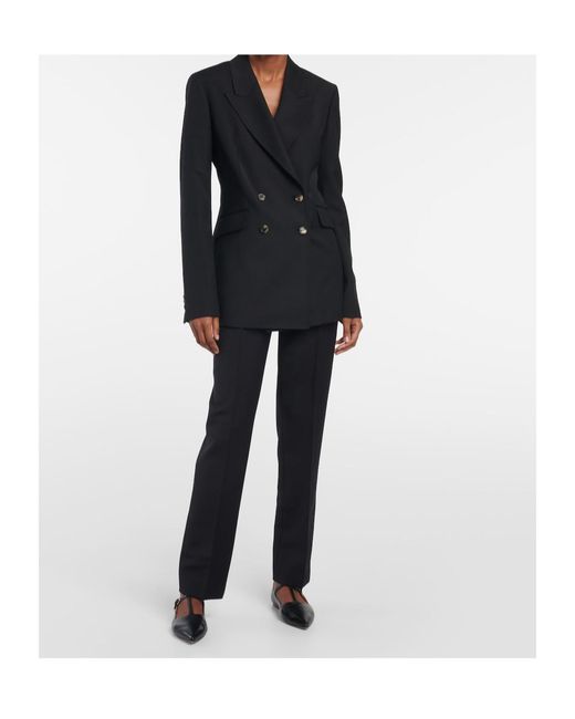 Gabriela Hearst Black Belt Loop Casual Pants