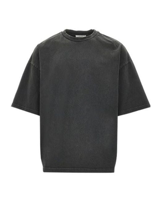 Entire studios Black Oversized Boxy T-Shirt for men