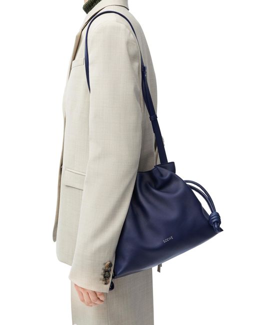 Loewe Blue Leather Flamenco Purse