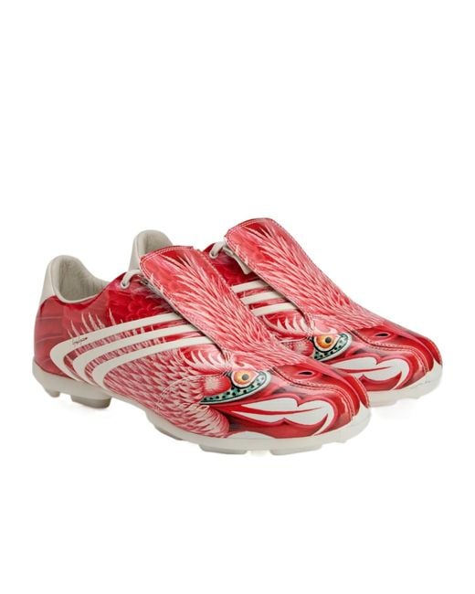 Y-3 Pink F 50 Tunit Graphic Low-Top Sneakers for men