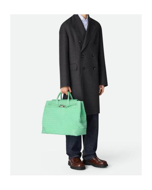 Bottega Veneta Green Andiamo Voyager for men