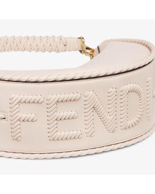 Fendi White Graphy Small Shoulder Bag