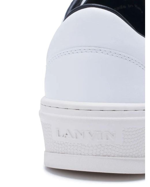 Lanvin White Leather Sneakers for men