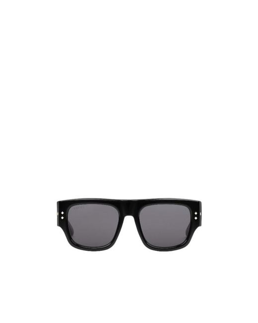 Gucci Gray Eyewear Square Frame Sunglasses for men