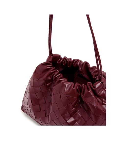 Bottega Veneta Red Intrecciato Calfskin Medium Dustbag