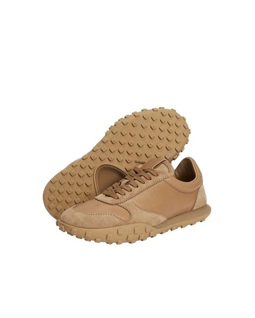 Jil Sander Brown Moon Sneaker