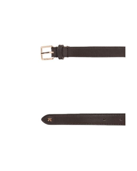 Max Mara Multicolor Buckle-Fastening Leather Belt